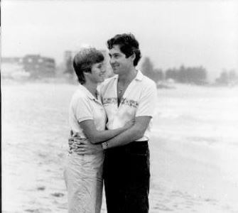 Dianne Fromholtz with her husband, Claude Balestrat.